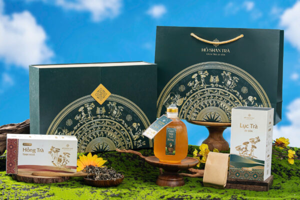 Hộp Quà Trà Shan Tuyết Cổ Thụ Đại Đoàn Kết